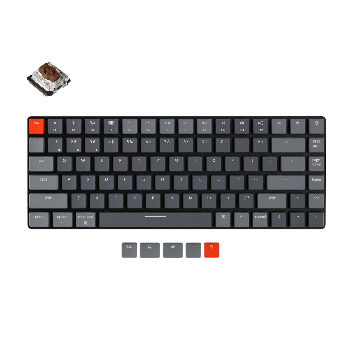 Tastiera meccanica wireless ultrasottile Keychron K3 (layout ANSI USA) -Versione 2