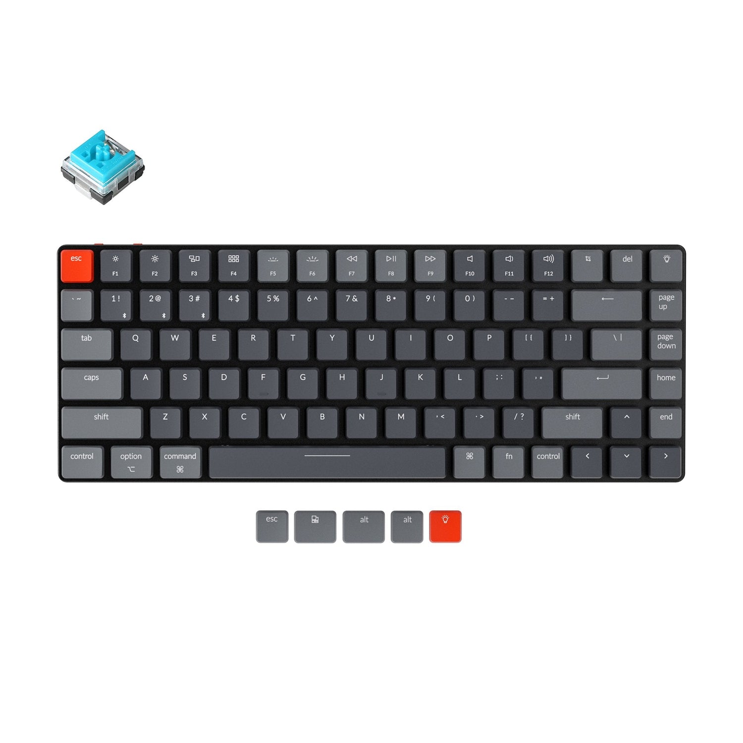 Tastiera meccanica wireless ultrasottile Keychron K3 (layout ANSI USA) -Versione 2