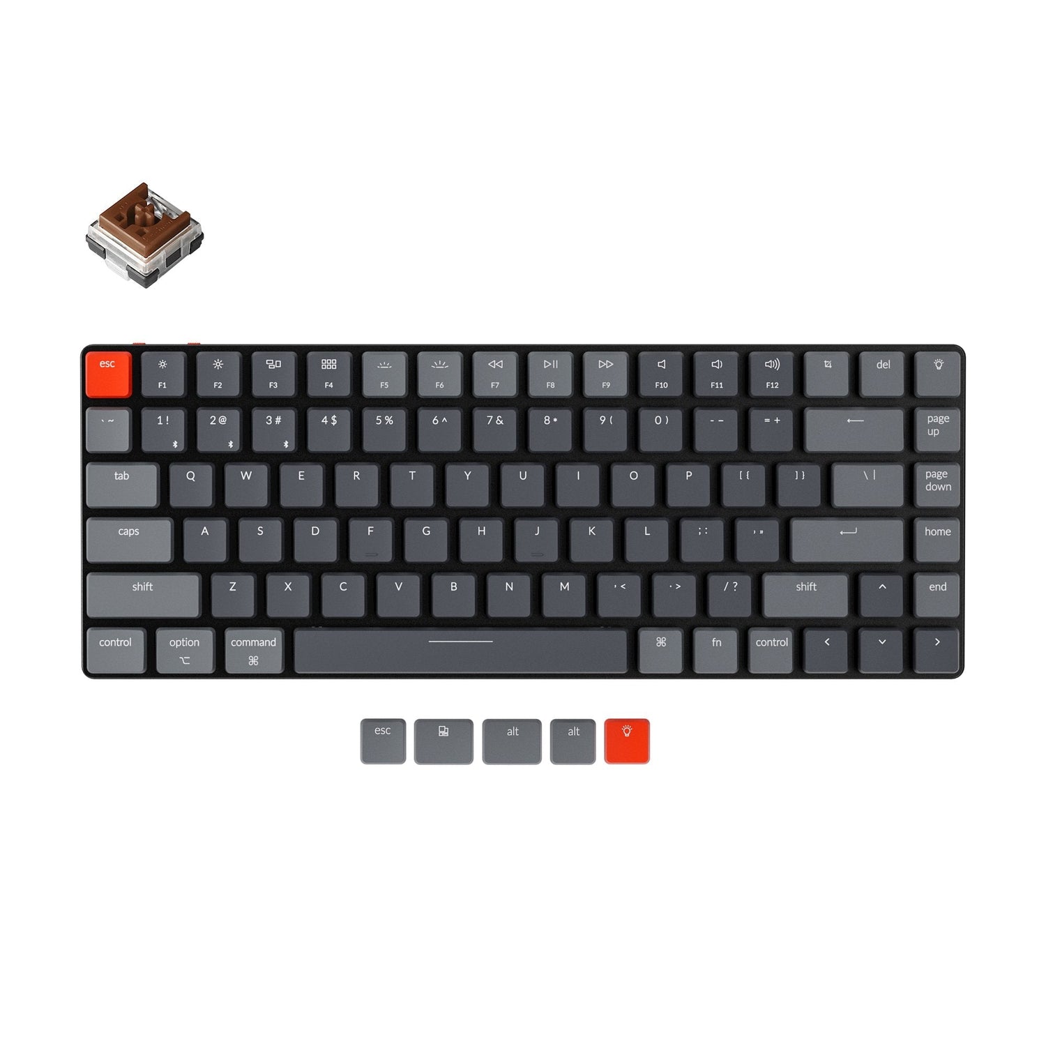 Tastiera meccanica wireless ultrasottile Keychron K3 (layout ANSI USA) -Versione 2