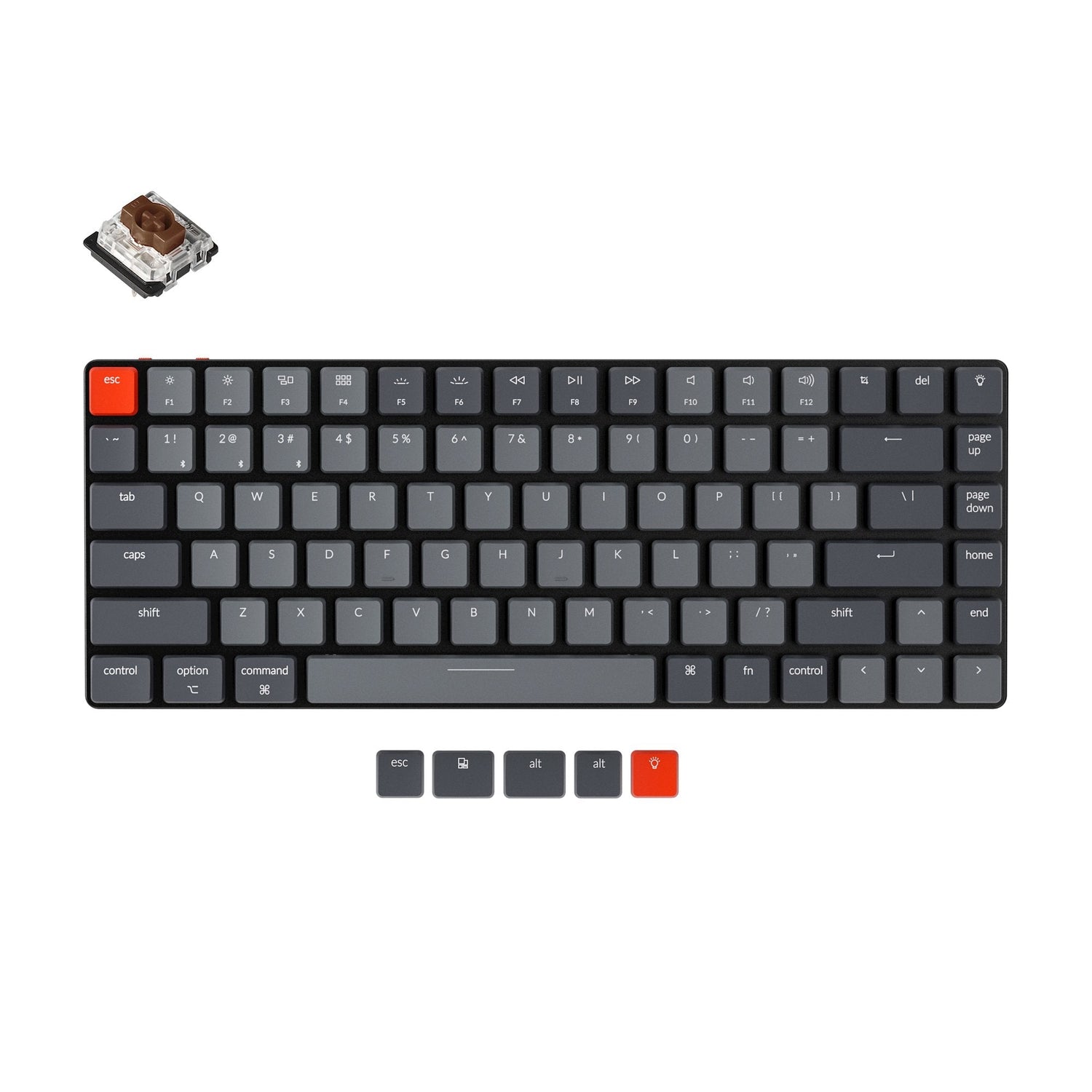 Tastiera meccanica wireless ultrasottile Keychron K3 (layout ANSI USA) -Versione 2
