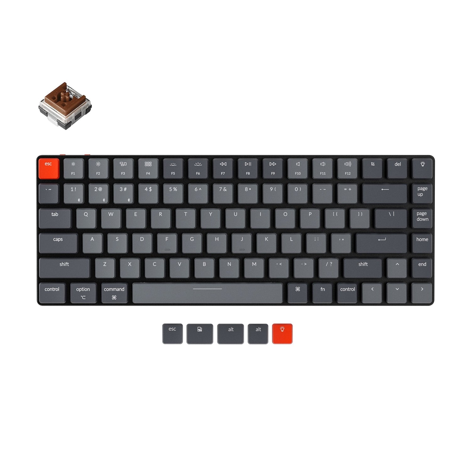Tastiera meccanica wireless ultrasottile Keychron K3 (layout ANSI USA) -Versione 2