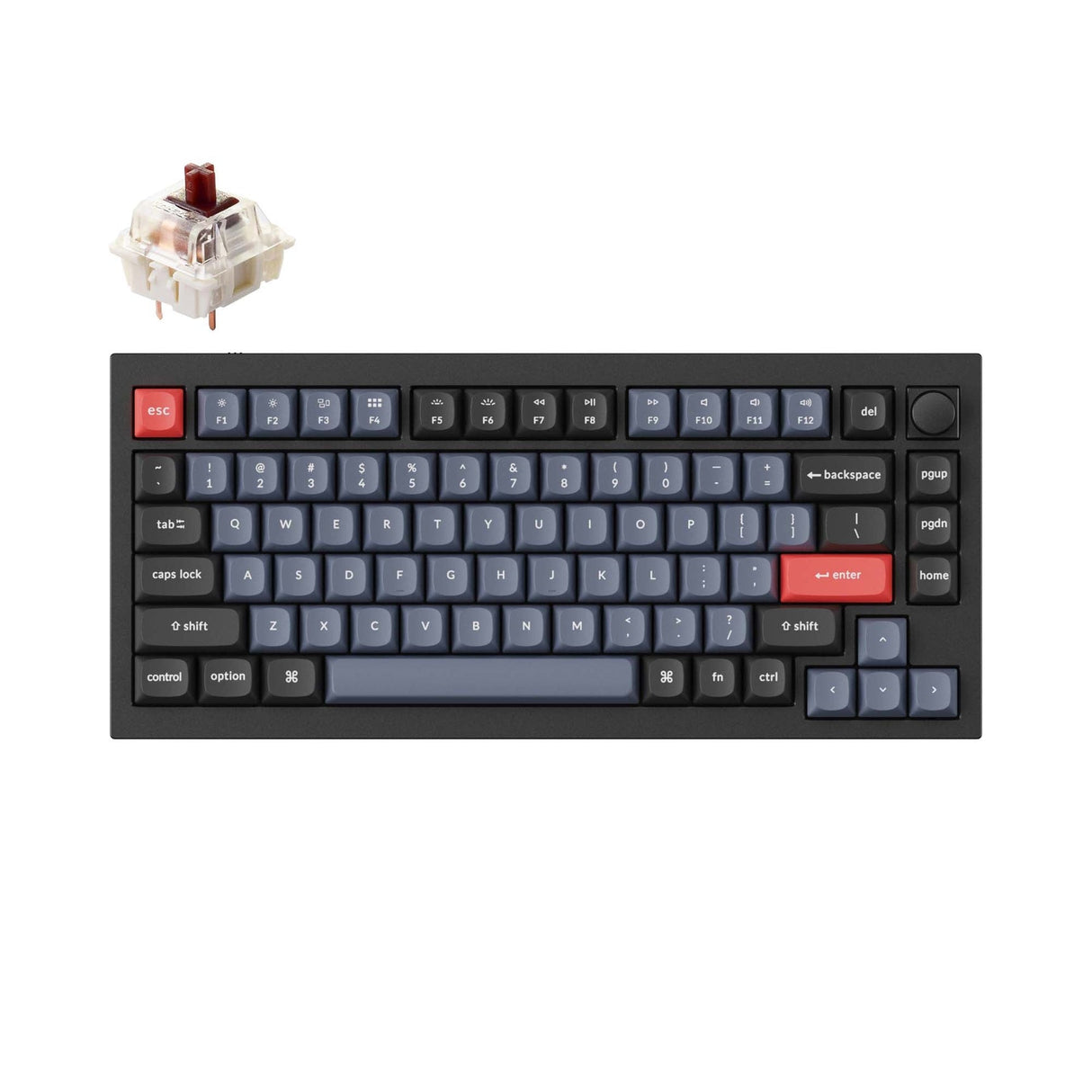 Tastiera meccanica personalizzata Keychron Q1 QMK (layout ANSI USA) - Versione 2