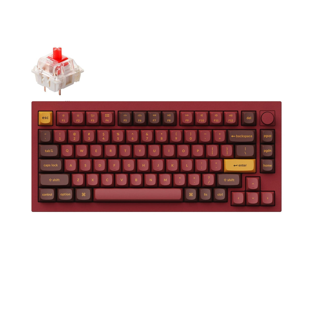 Tastiera meccanica personalizzata Keychron Q1 QMK (layout ANSI USA) - Versione 2