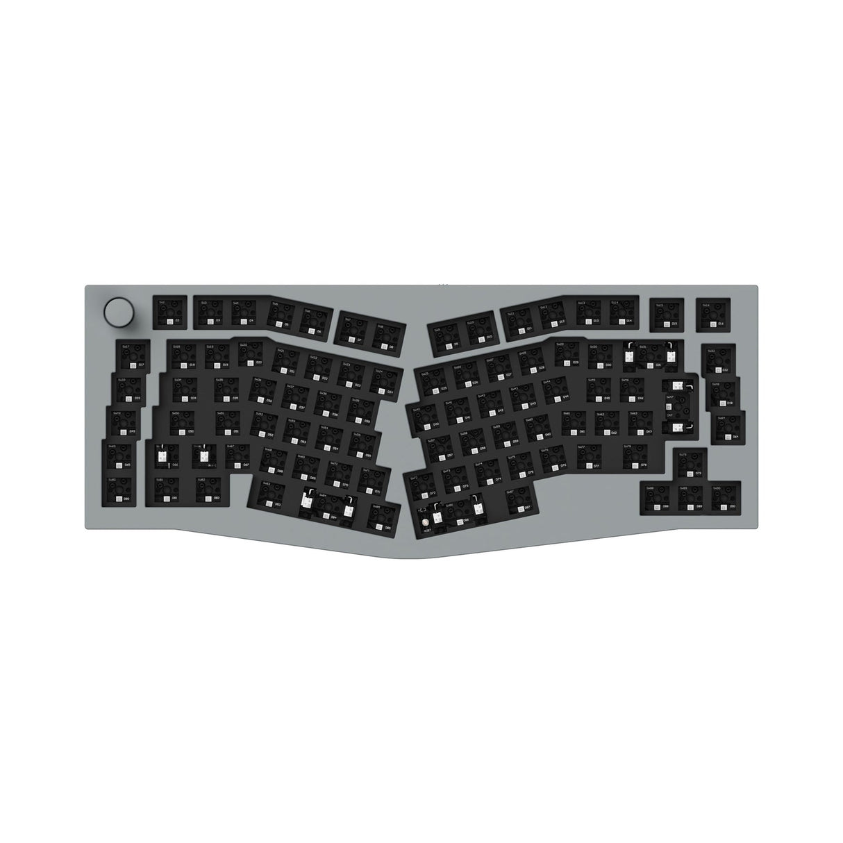 Tastiera meccanica personalizzata QMK Keychron Q10 (layout Alice) (layout ANSI USA)