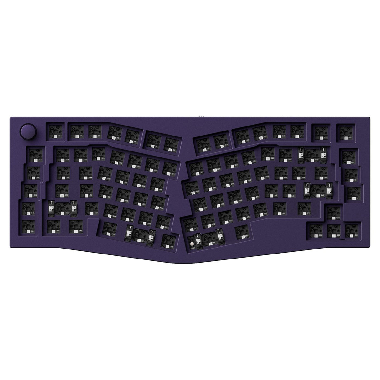 Tastiera meccanica personalizzata QMK Keychron Q10 (layout Alice) (layout ANSI USA)
