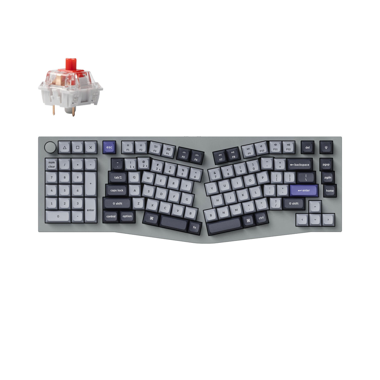 Tastiera meccanica personalizzata wireless Keychron Q14 Pro (layout Alice) QMK/VIA