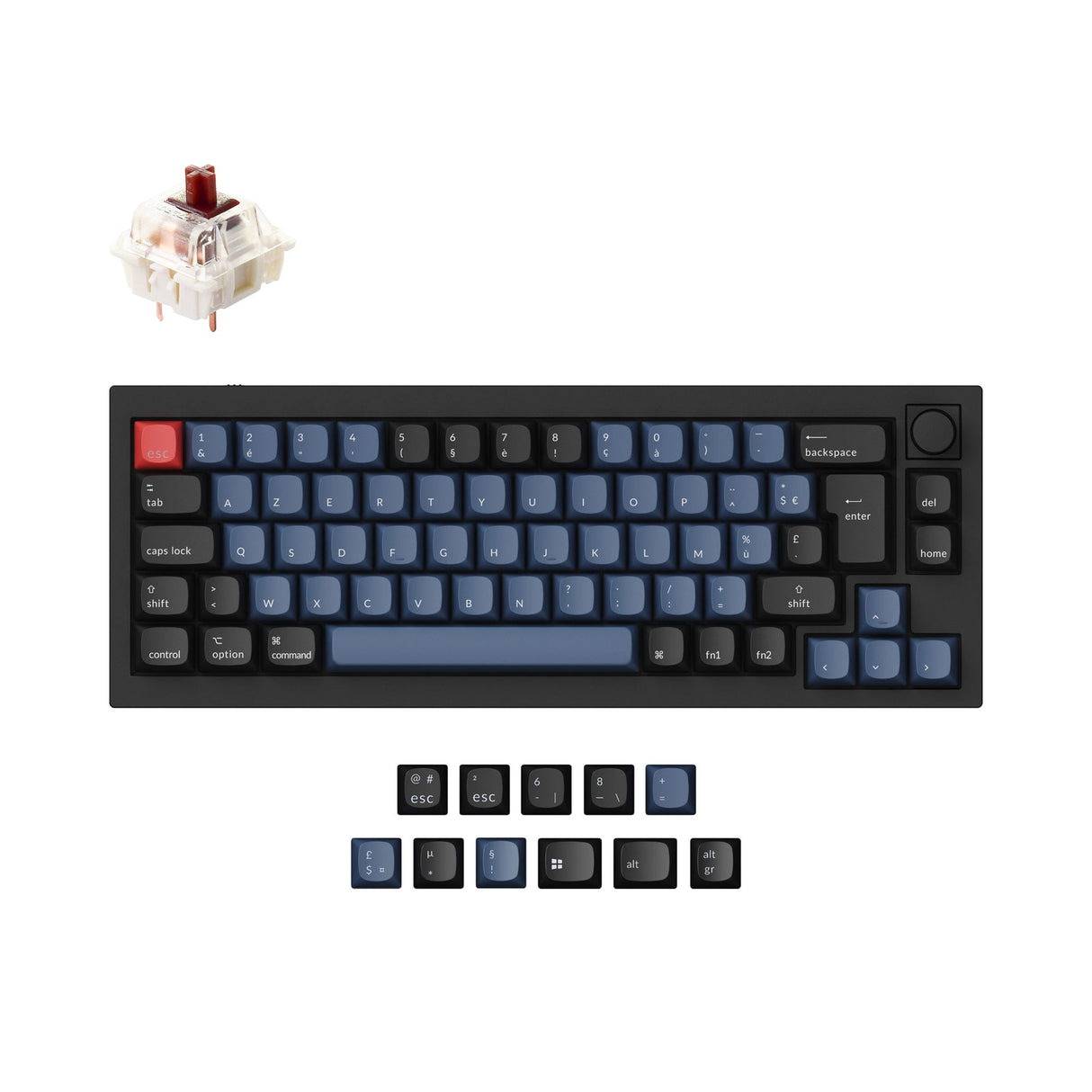 Keychron Q2 QMK Personalizzato Tastiera meccanica ISO Layout Collection