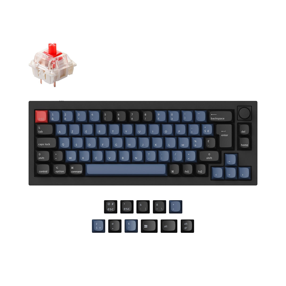 Keychron Q2 QMK Personalizzato Tastiera meccanica ISO Layout Collection