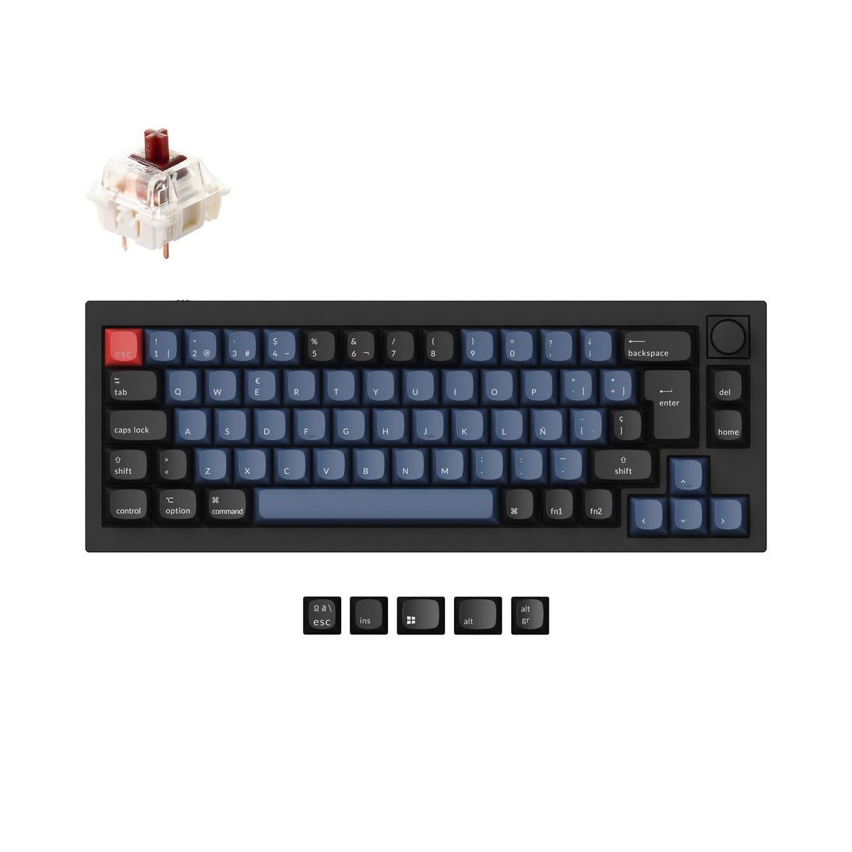 Keychron Q2 QMK Personalizzato Tastiera meccanica ISO Layout Collection