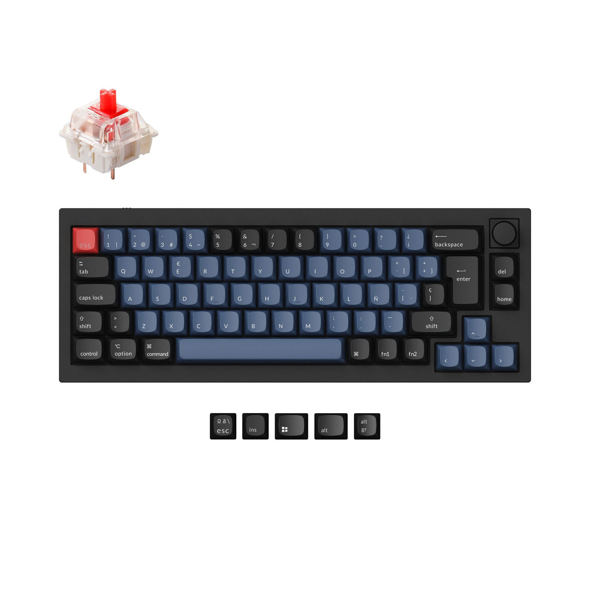 Keychron Q2 QMK Personalizzato Tastiera meccanica ISO Layout Collection