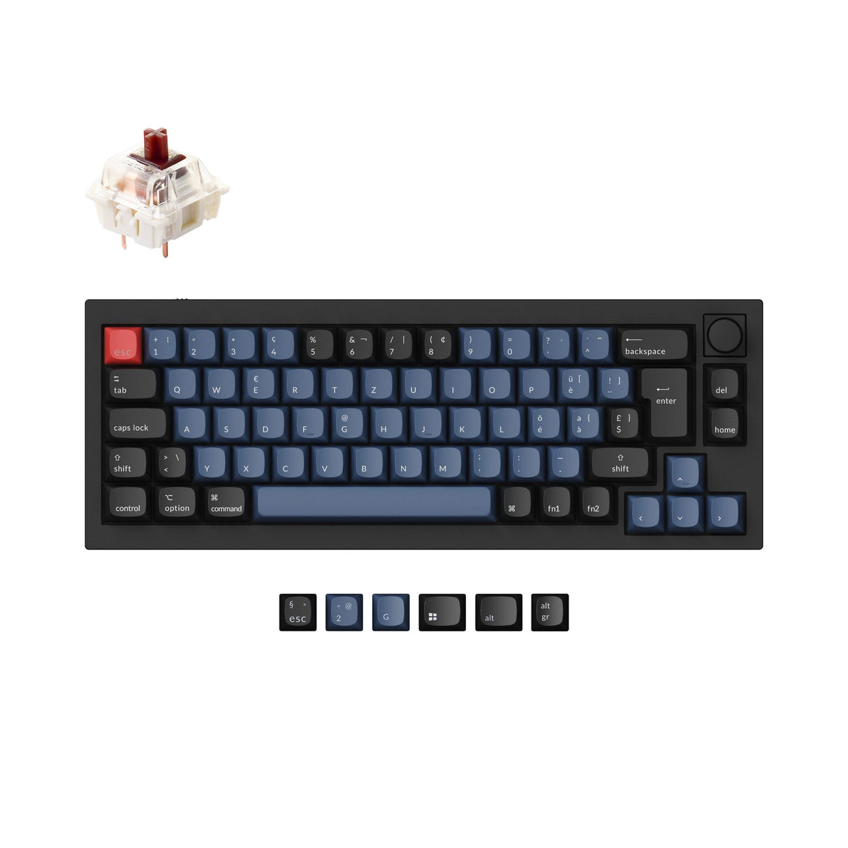 Keychron Q2 QMK Personalizzato Tastiera meccanica ISO Layout Collection