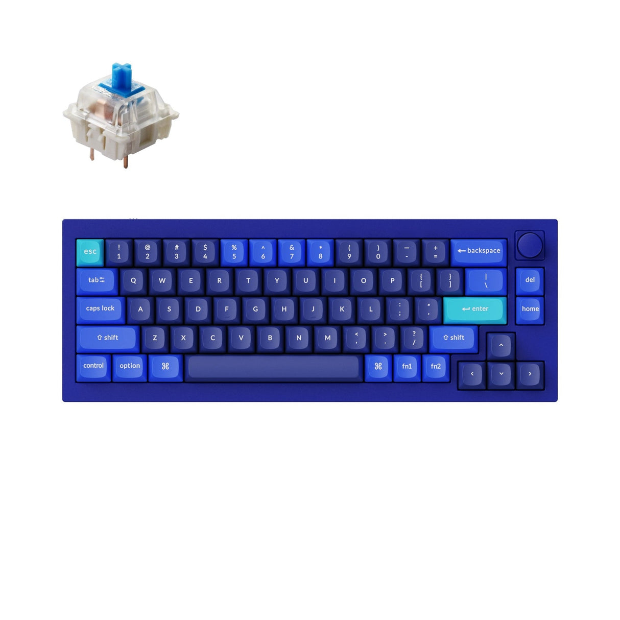 Tastiera meccanica personalizzata Keychron Q2 QMK (layout ANSI USA)