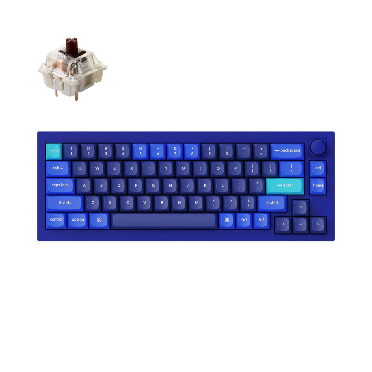 Tastiera meccanica personalizzata Keychron Q2 QMK (layout ANSI USA)