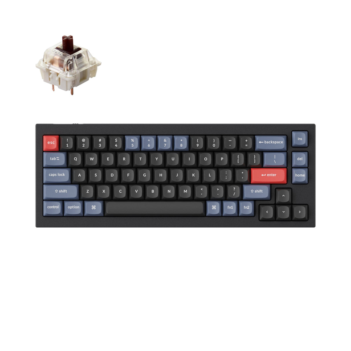 Tastiera meccanica personalizzata Keychron Q2 QMK (layout ANSI USA)