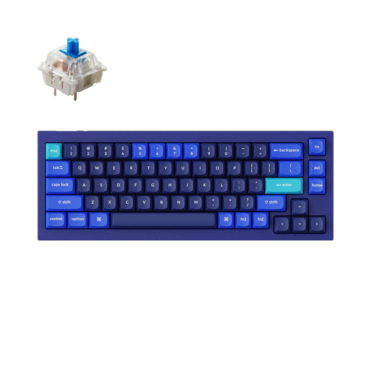 Tastiera meccanica personalizzata Keychron Q2 QMK (layout ANSI USA)