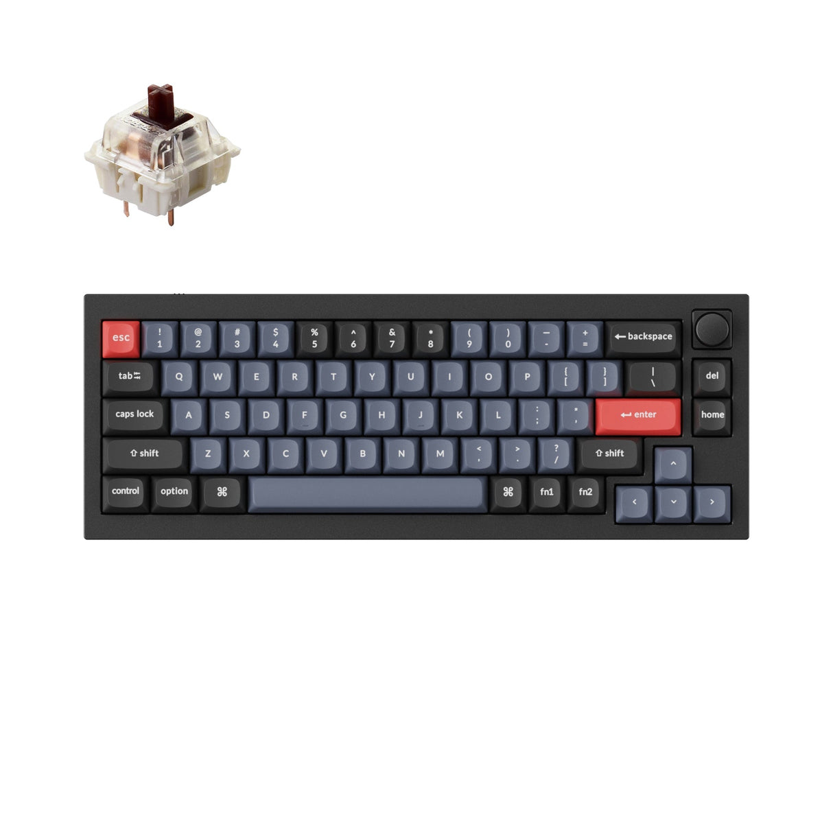 Tastiera meccanica personalizzata Keychron Q2 QMK (layout ANSI USA)