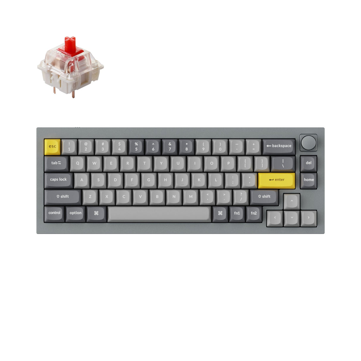 Tastiera meccanica personalizzata Keychron Q2 QMK (layout ANSI USA)