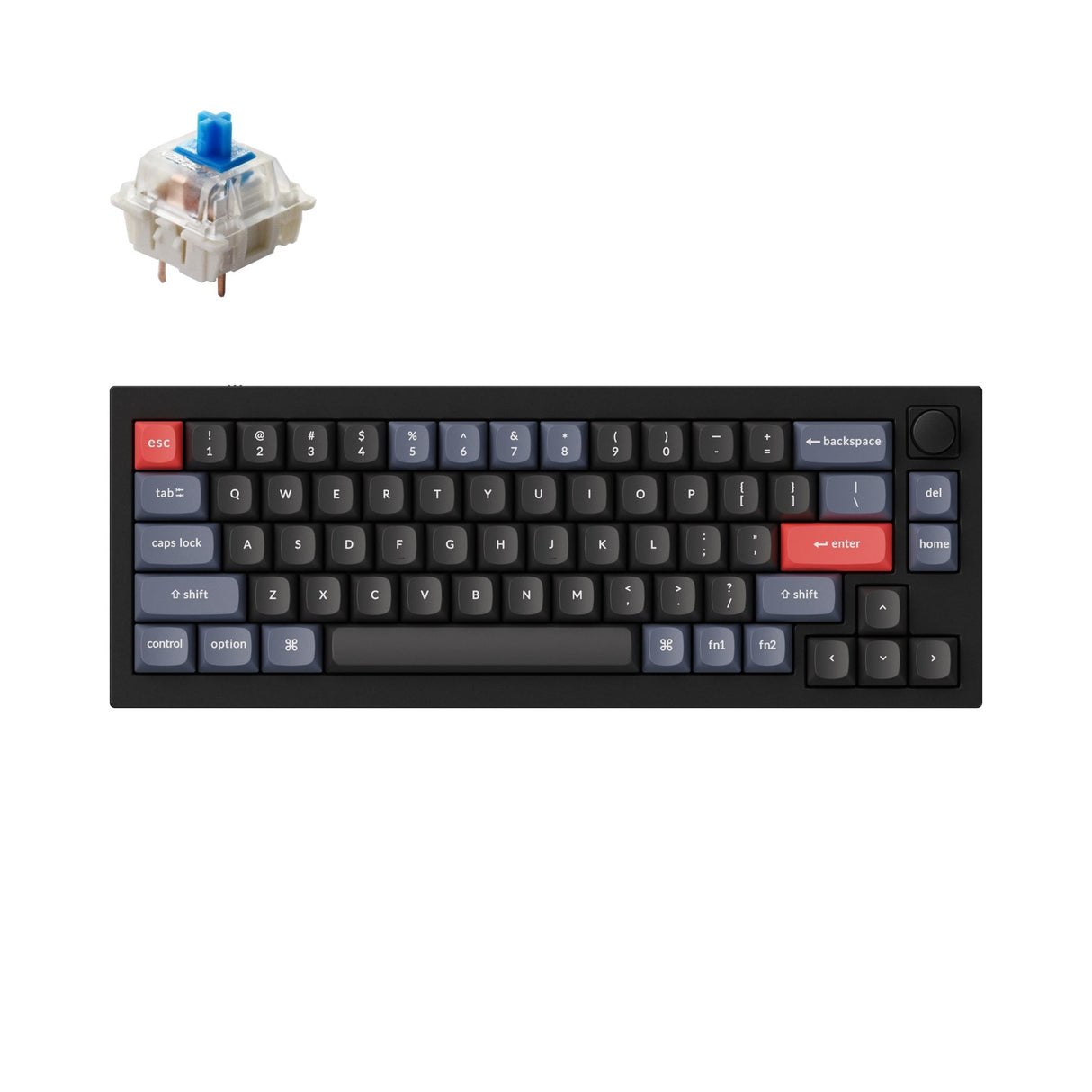 Tastiera meccanica personalizzata Keychron Q2 QMK (layout ANSI USA)