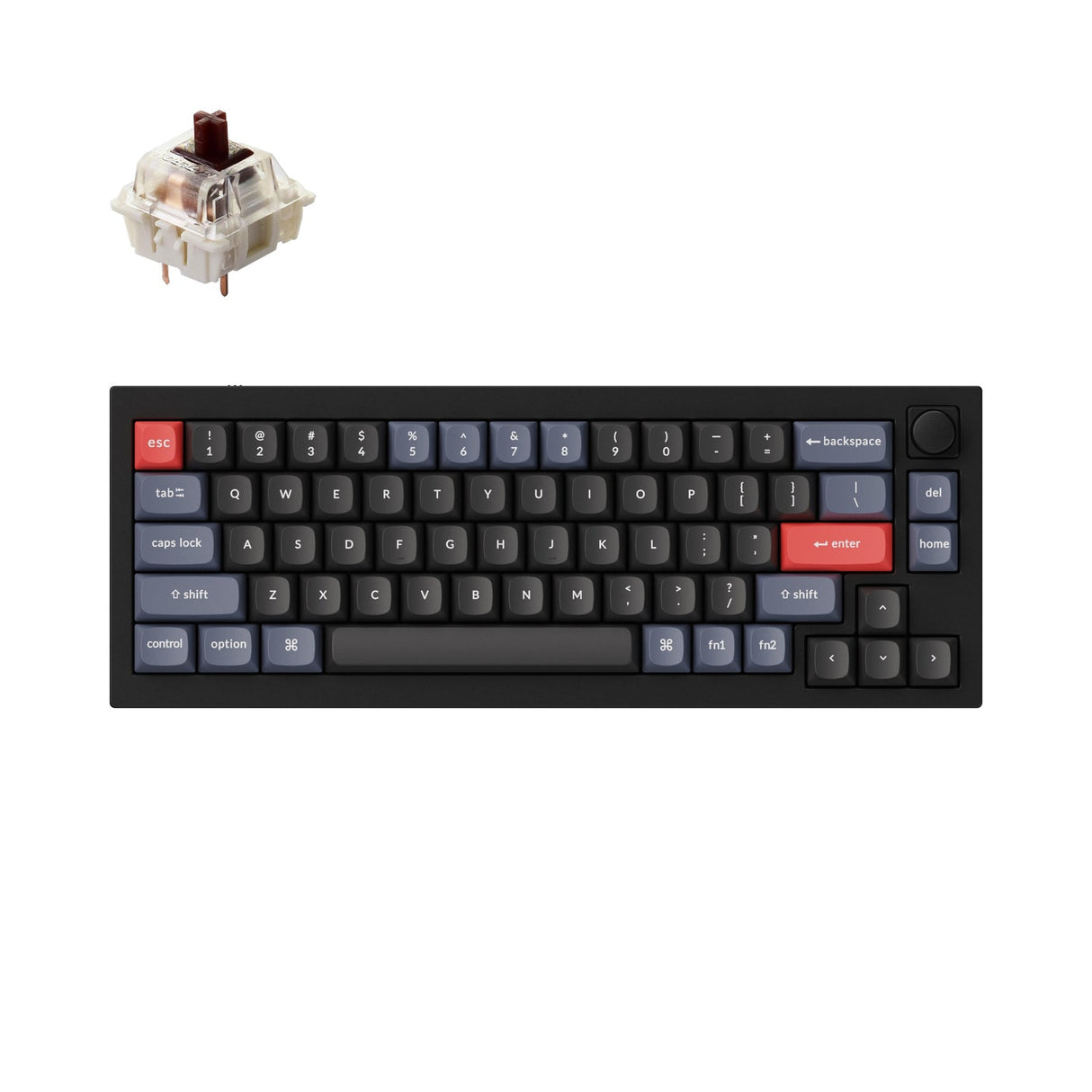Tastiera meccanica personalizzata Keychron Q2 QMK (layout ANSI USA)