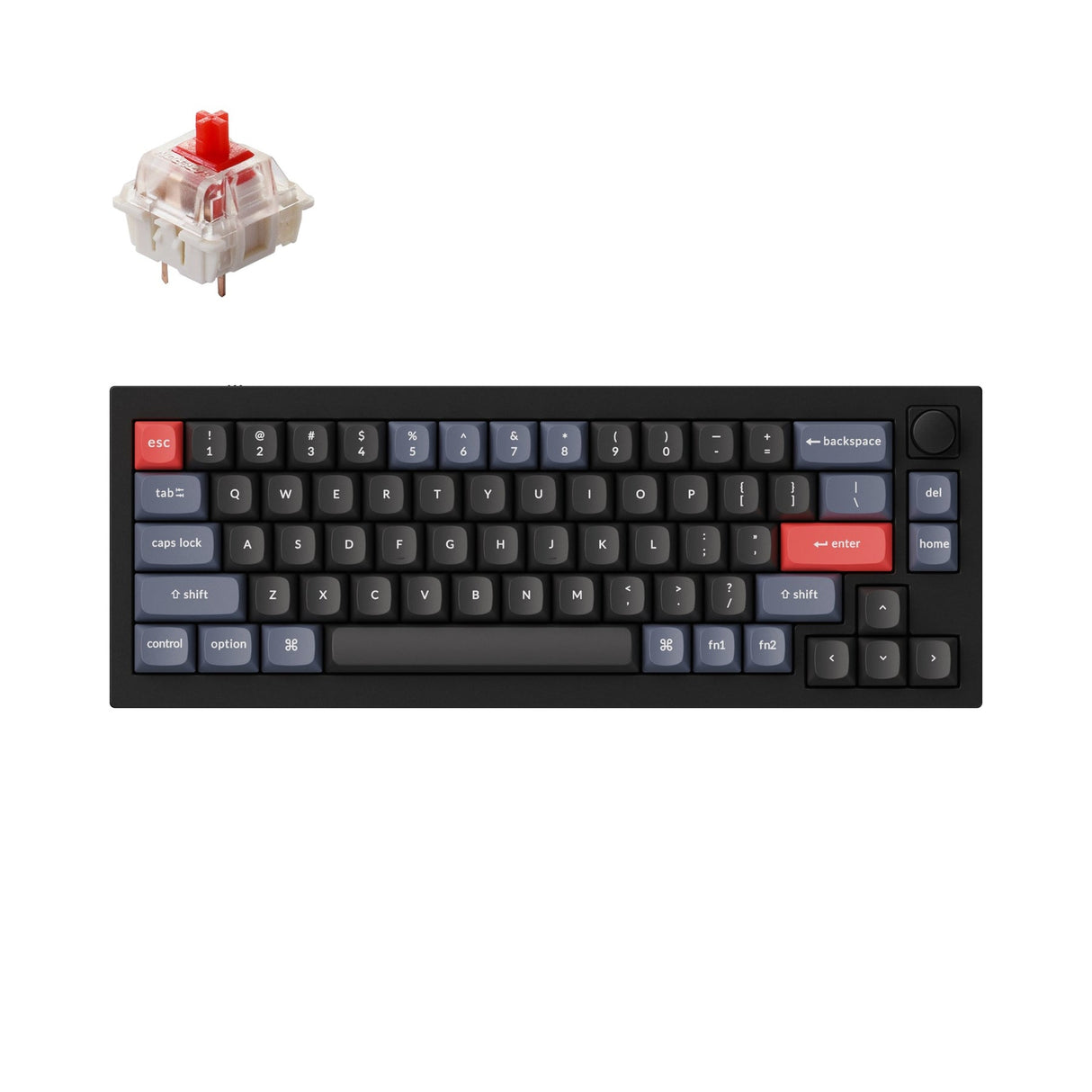 Tastiera meccanica personalizzata Keychron Q2 QMK (layout ANSI USA)