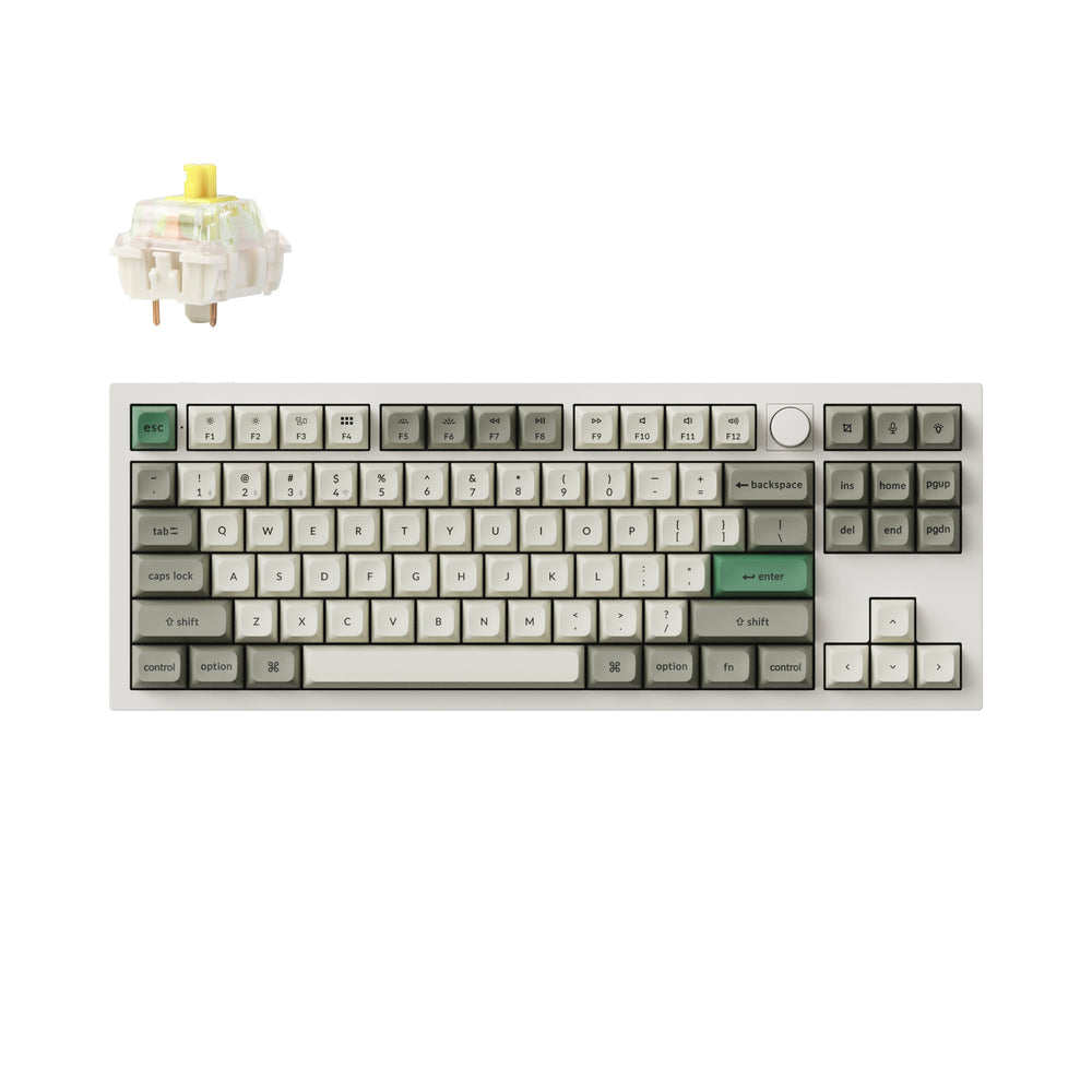 Tastiera meccanica personalizzata wireless Keychron Q3 Max QMK/VIA (layout US ANSI)