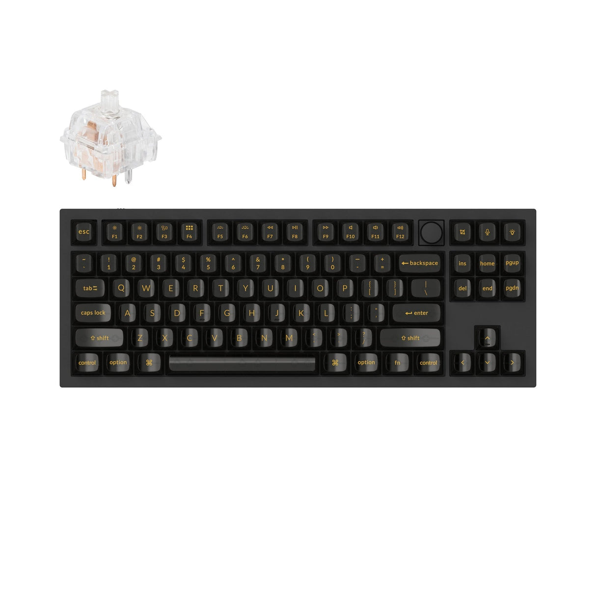 Tastiera meccanica personalizzata Keychron Q3 QMK (layout ANSI USA)