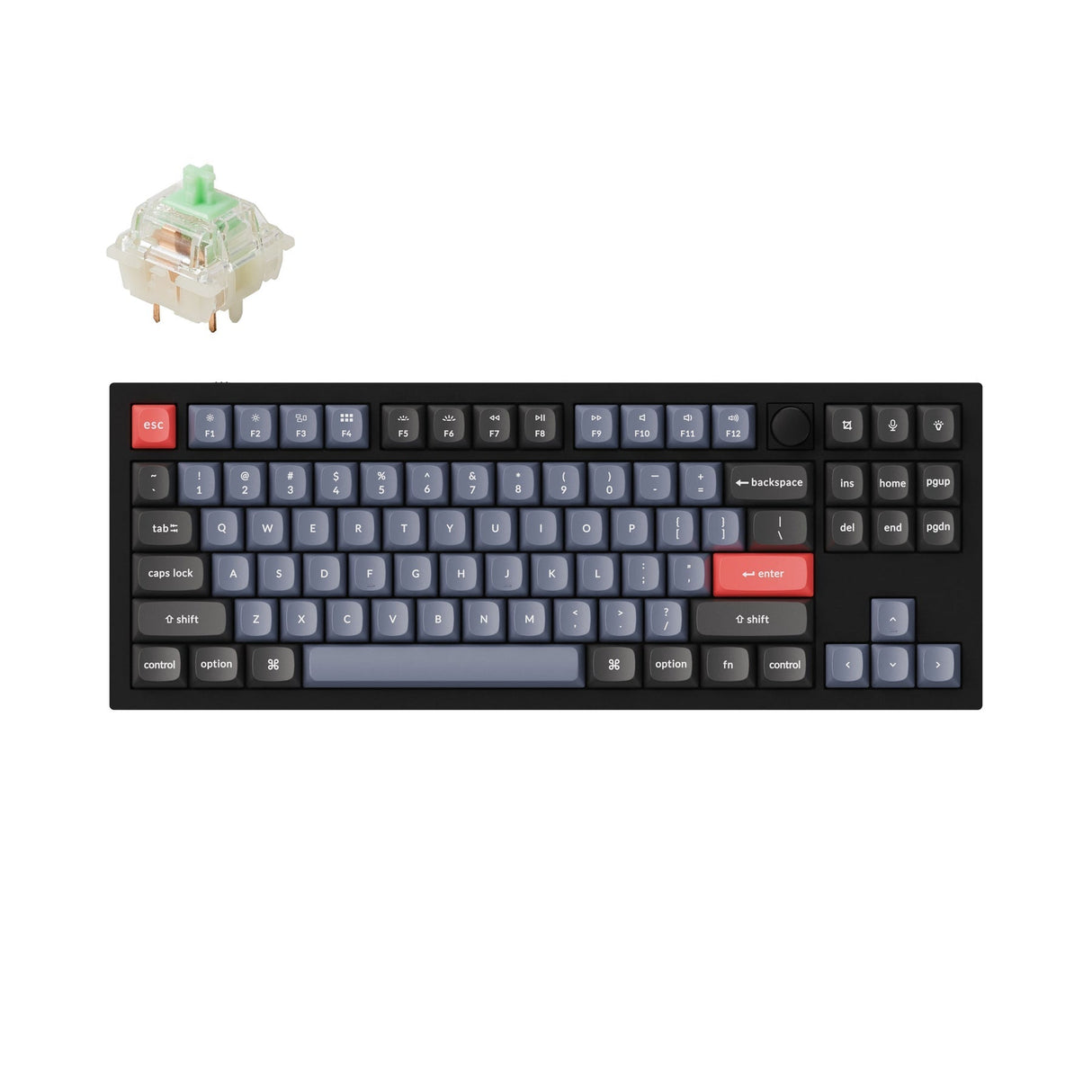 Tastiera meccanica personalizzata Keychron Q3 QMK (layout ANSI USA)