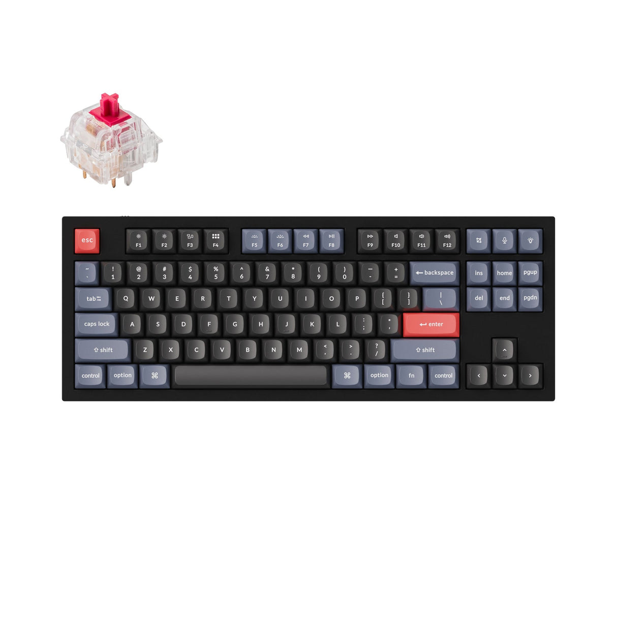 Tastiera meccanica personalizzata Keychron Q3 QMK (layout ANSI USA)