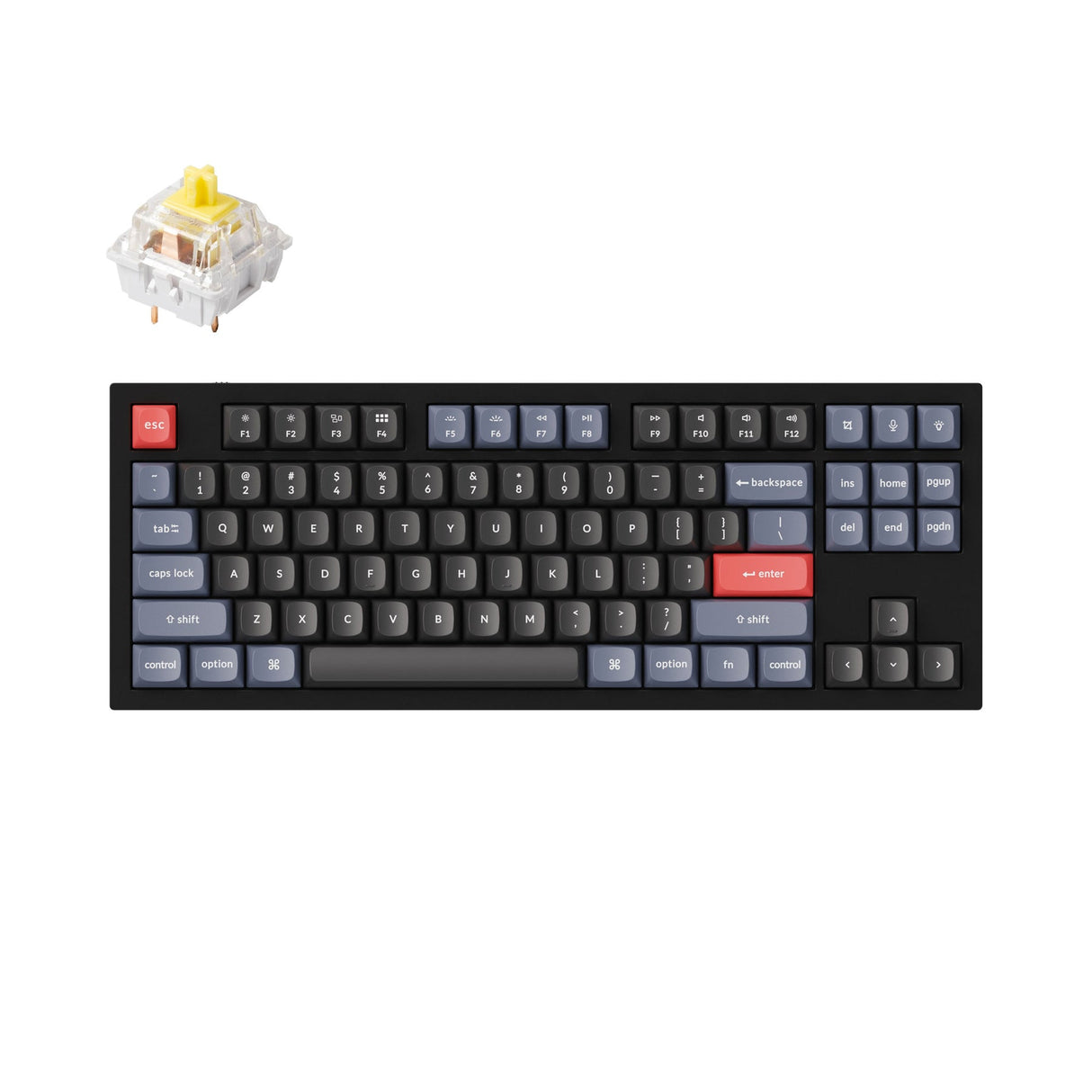 Tastiera meccanica personalizzata Keychron Q3 QMK (layout ANSI USA)