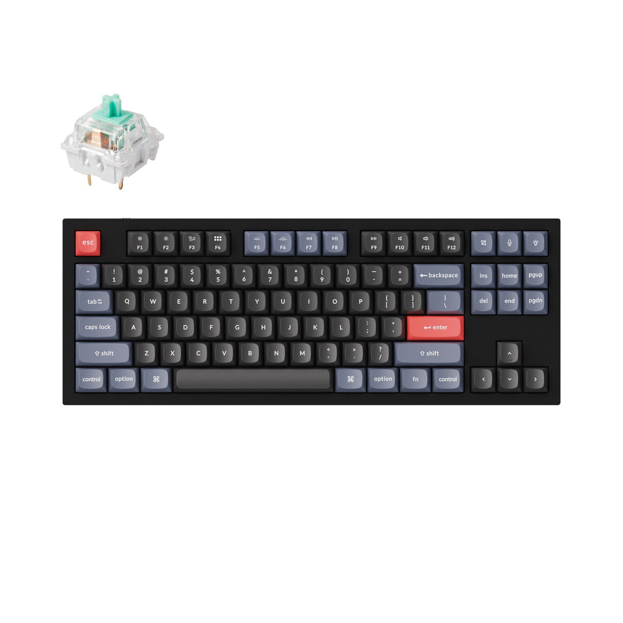 Tastiera meccanica personalizzata Keychron Q3 QMK (layout ANSI USA)