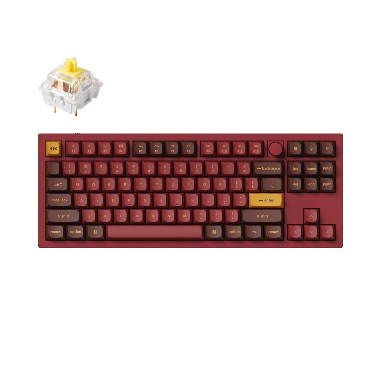 Tastiera meccanica personalizzata Keychron Q3 QMK (layout ANSI USA)