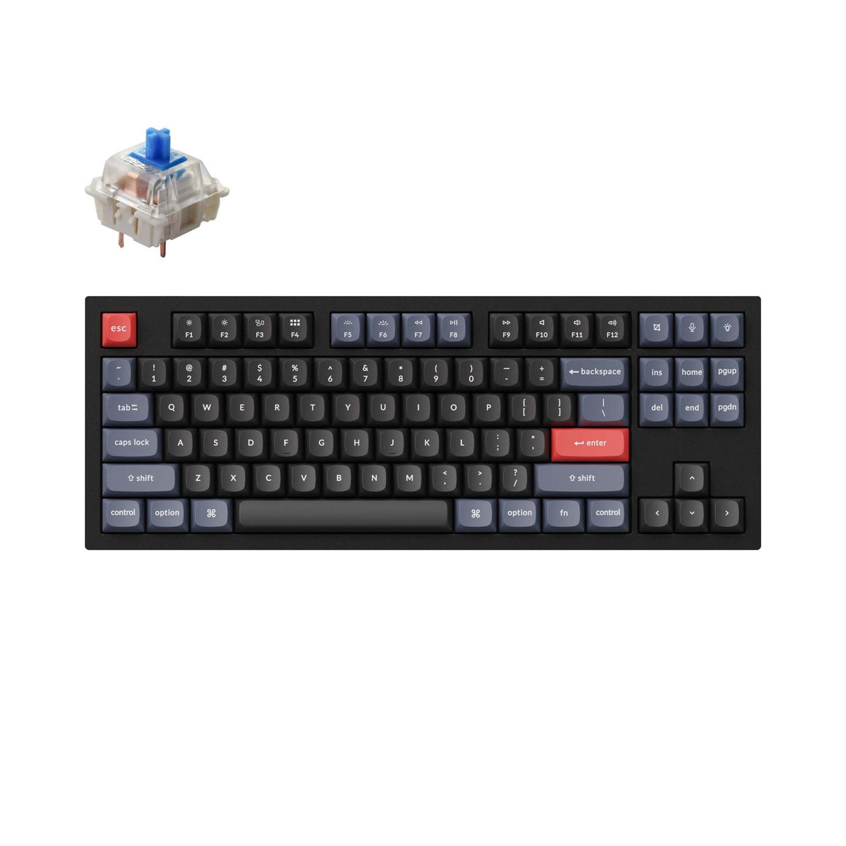 Tastiera meccanica personalizzata Keychron Q3 QMK (layout ANSI USA)