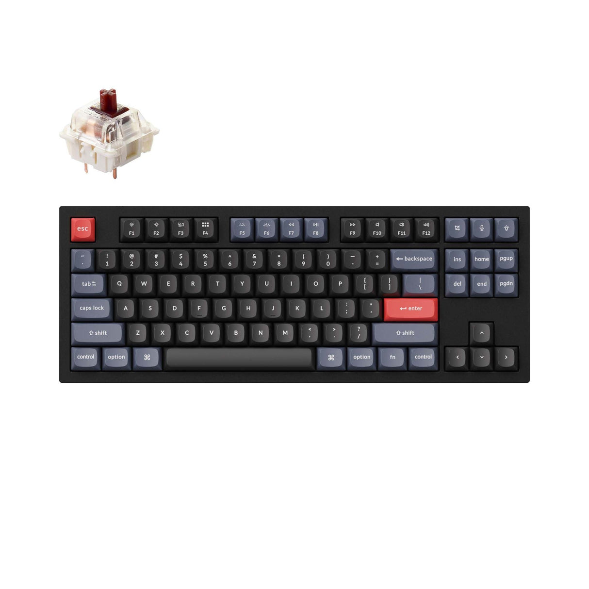 Tastiera meccanica personalizzata Keychron Q3 QMK (layout ANSI USA)