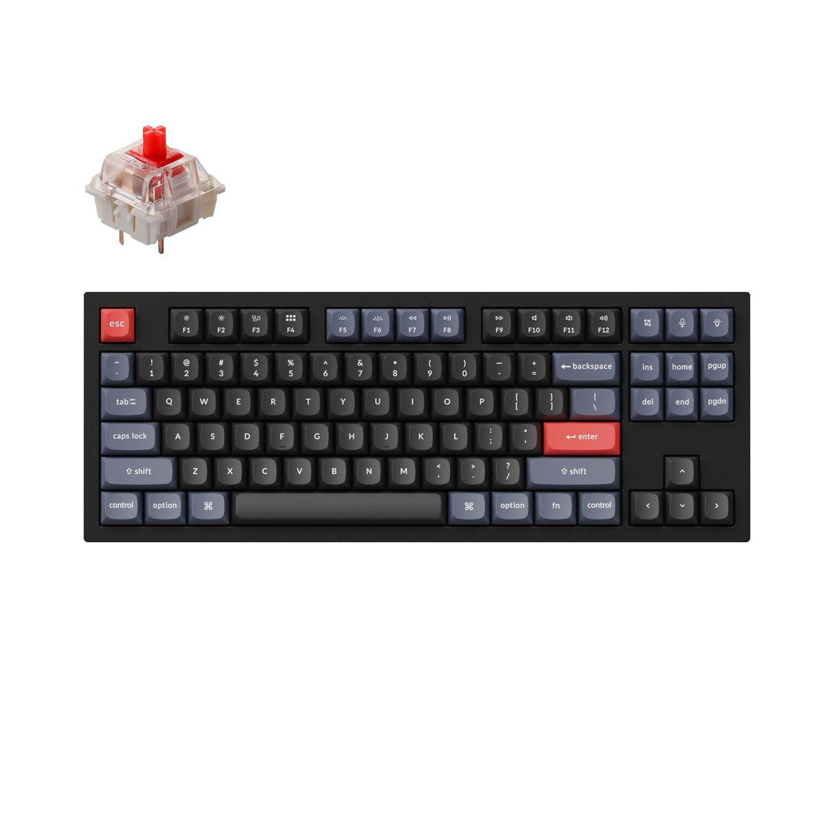 Tastiera meccanica personalizzata Keychron Q3 QMK (layout ANSI USA)