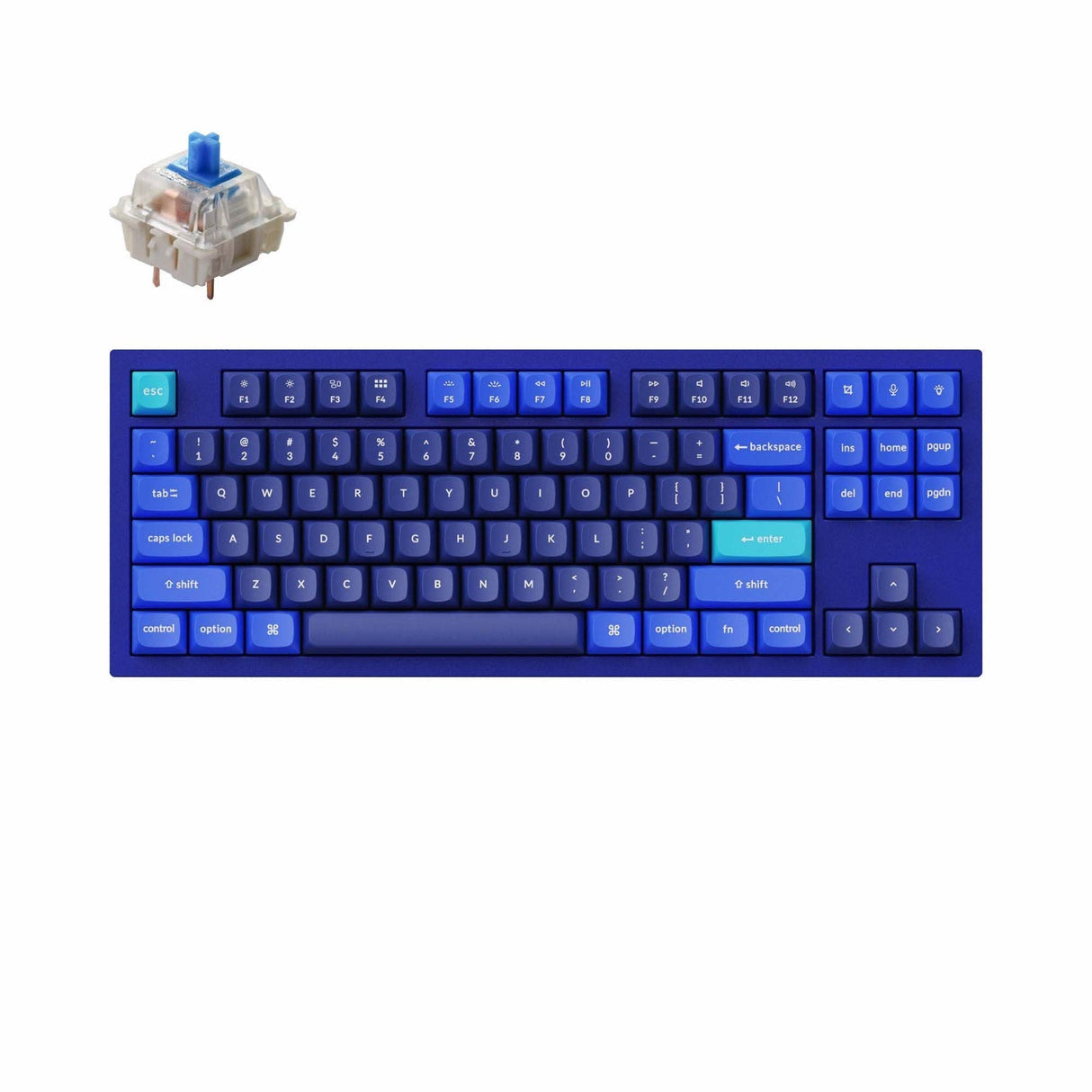 Tastiera meccanica personalizzata Keychron Q3 QMK (layout ANSI USA)