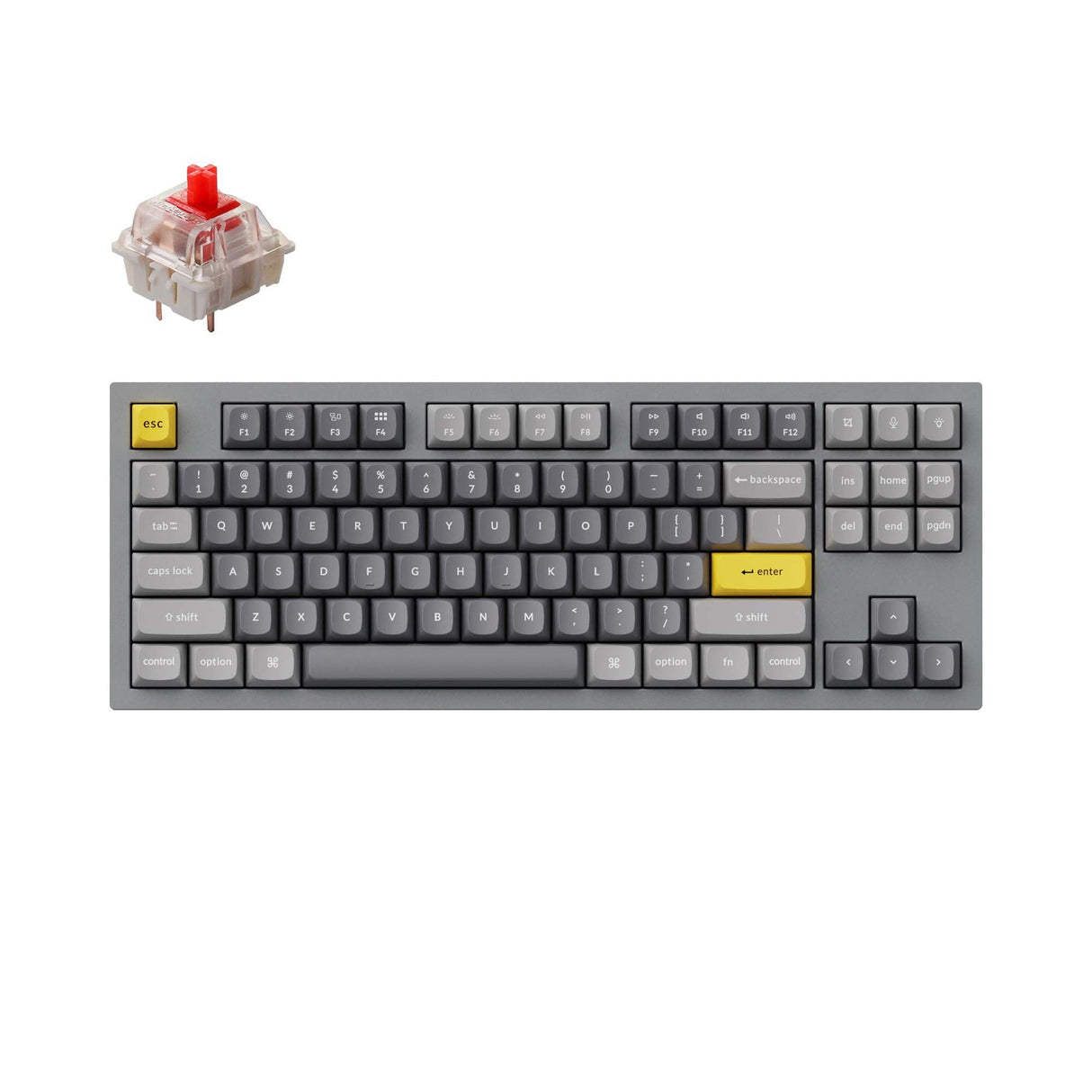 Tastiera meccanica personalizzata Keychron Q3 QMK (layout ANSI USA)
