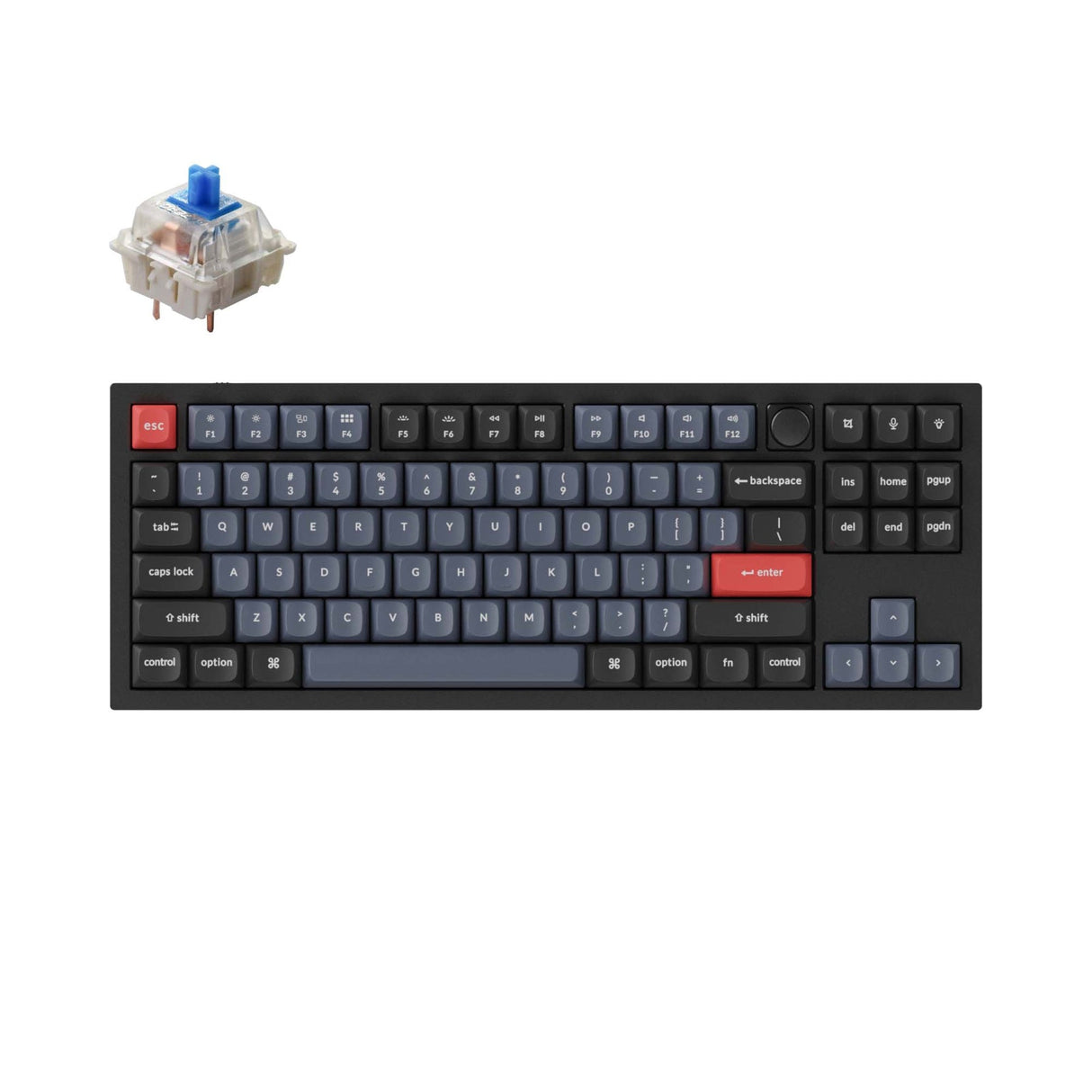 Tastiera meccanica personalizzata Keychron Q3 QMK (layout ANSI USA)