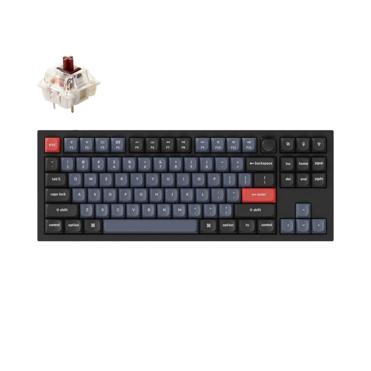 Tastiera meccanica personalizzata Keychron Q3 QMK (layout ANSI USA)