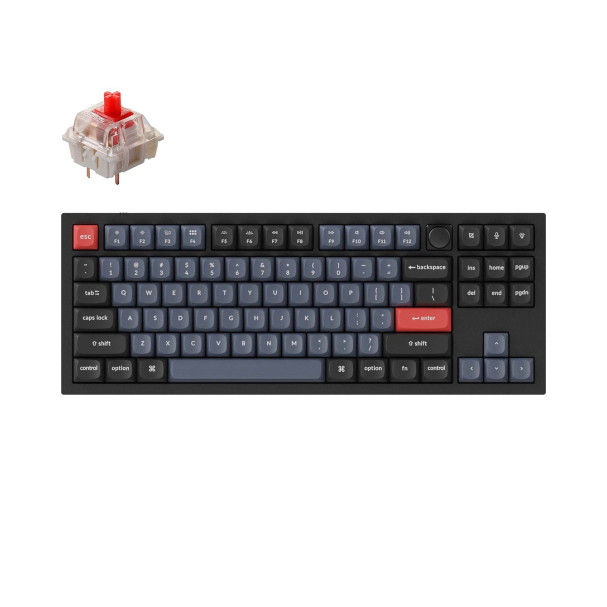 Tastiera meccanica personalizzata Keychron Q3 QMK (layout ANSI USA)