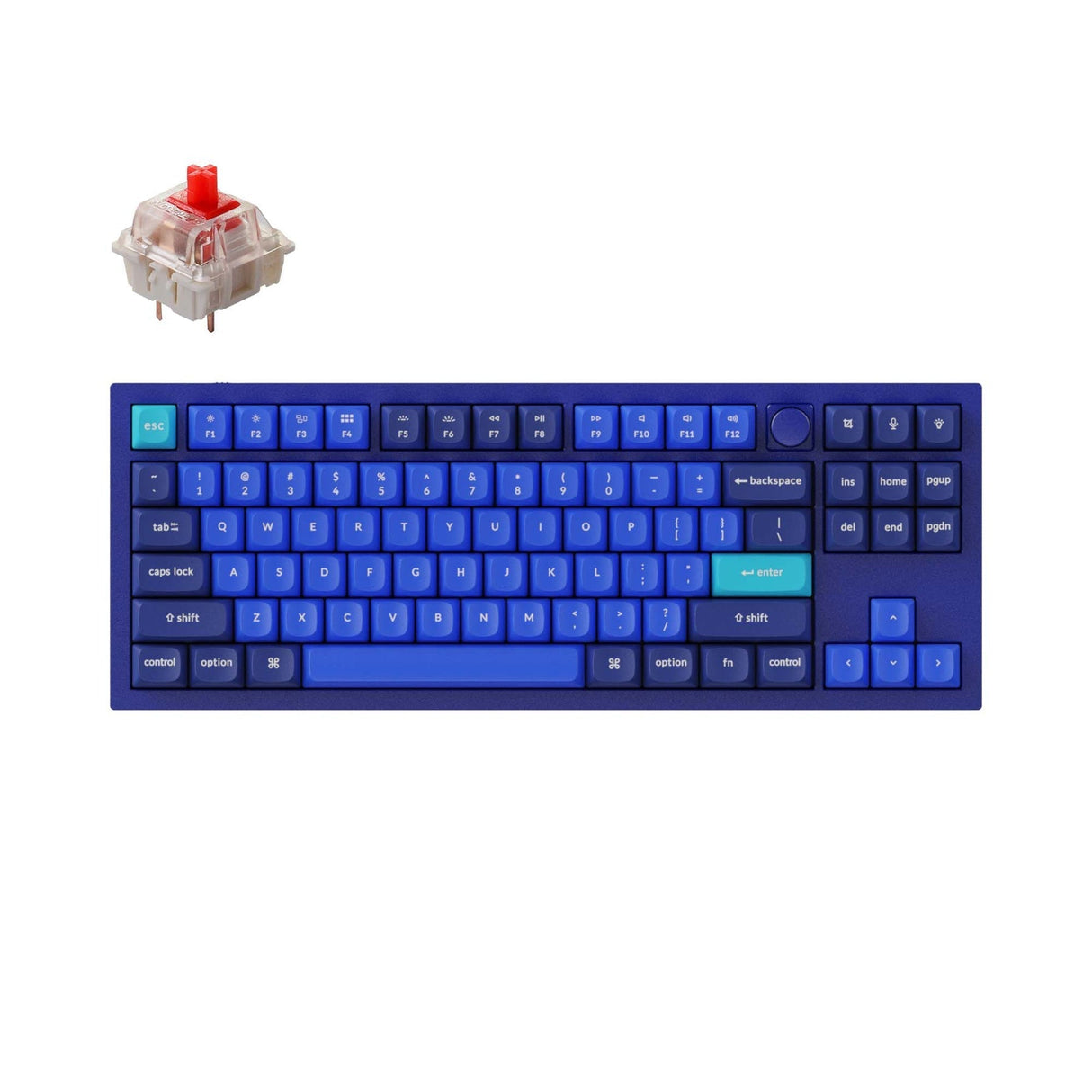 Tastiera meccanica personalizzata Keychron Q3 QMK (layout ANSI USA)