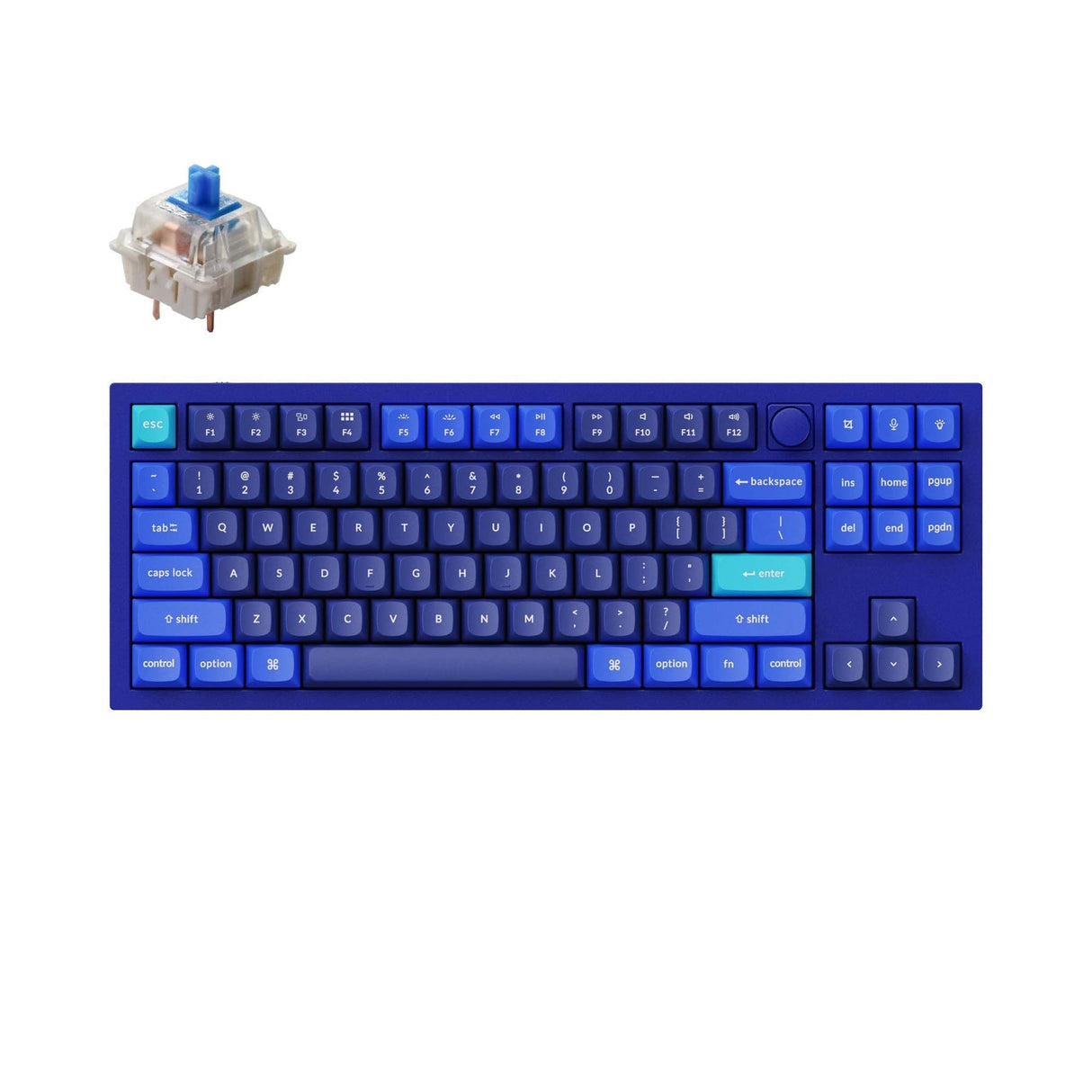 Tastiera meccanica personalizzata Keychron Q3 QMK (layout ANSI USA)