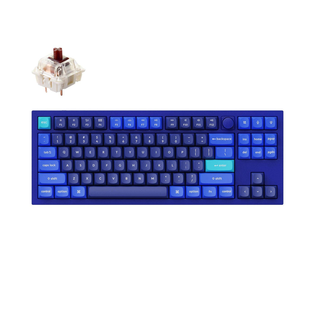 Tastiera meccanica personalizzata Keychron Q3 QMK (layout ANSI USA)