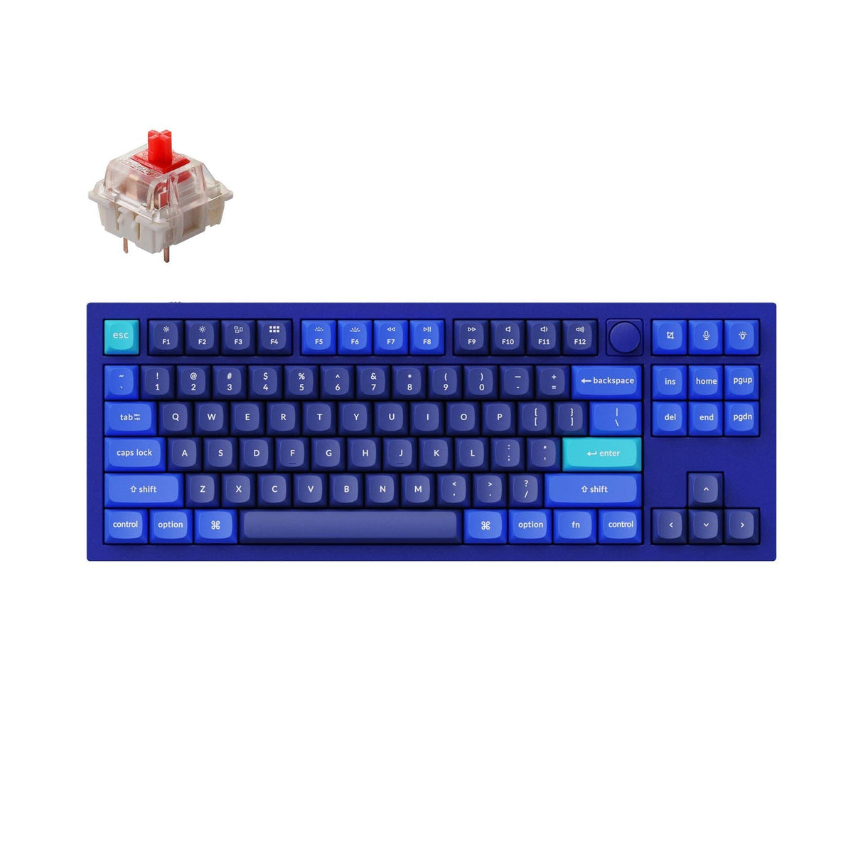 Tastiera meccanica personalizzata Keychron Q3 QMK (layout ANSI USA)