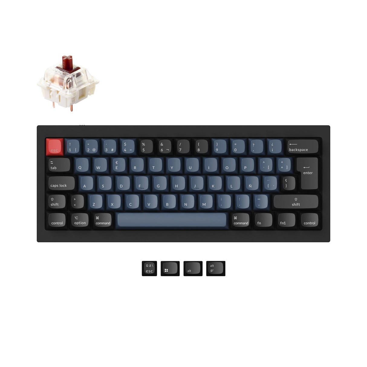 Keychron Q4 QMK Personalizzato Tastiera meccanica ISO Layout Collection
