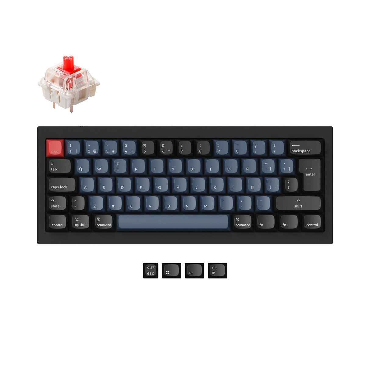 Keychron Q4 QMK Personalizzato Tastiera meccanica ISO Layout Collection