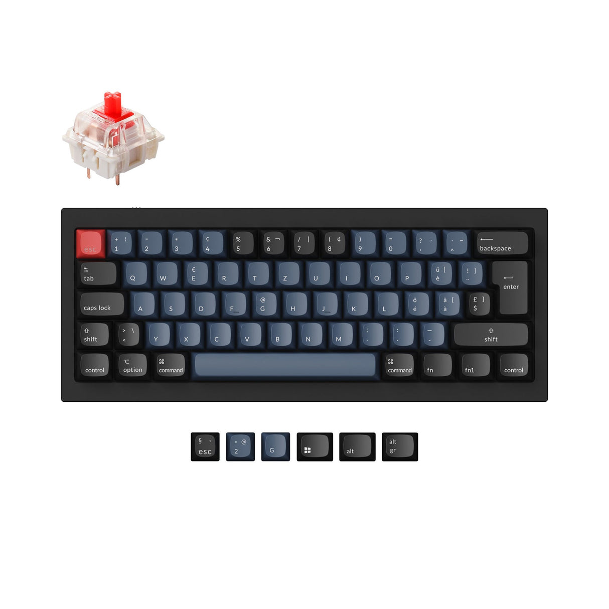 Keychron Q4 QMK Personalizzato Tastiera meccanica ISO Layout Collection