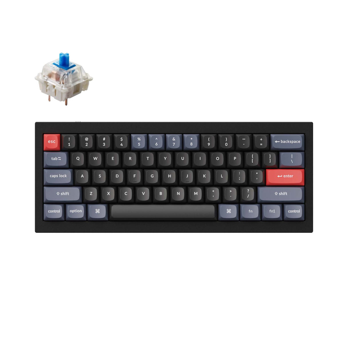 Tastiera meccanica personalizzata Keychron Q4 QMK (layout ANSI USA)
