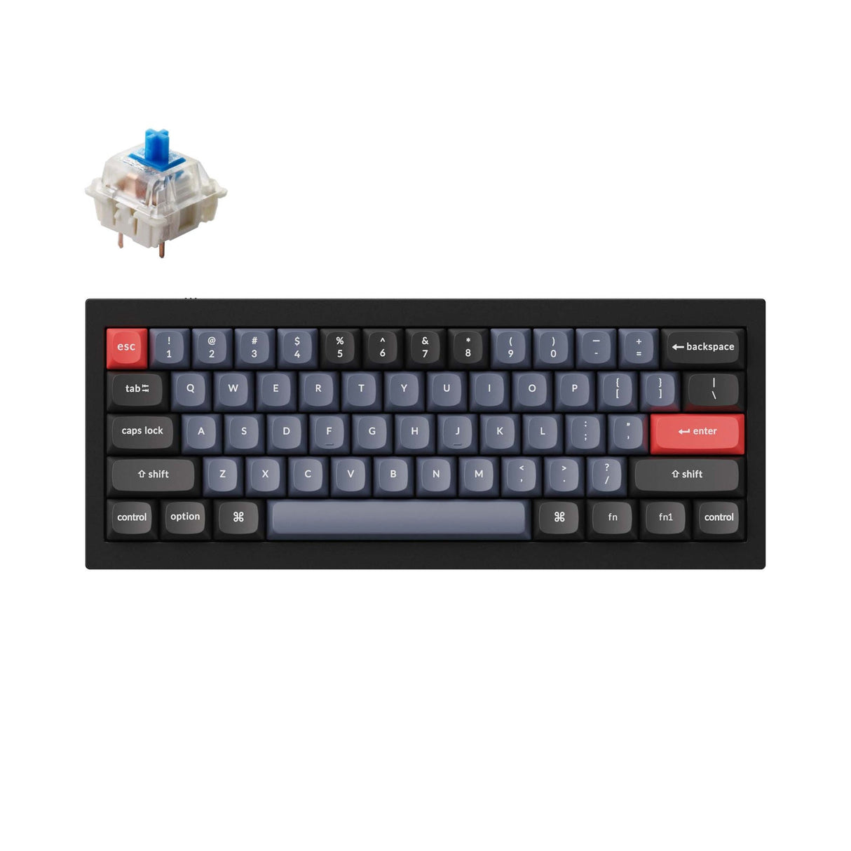 Tastiera meccanica personalizzata Keychron Q4 QMK (layout ANSI USA)