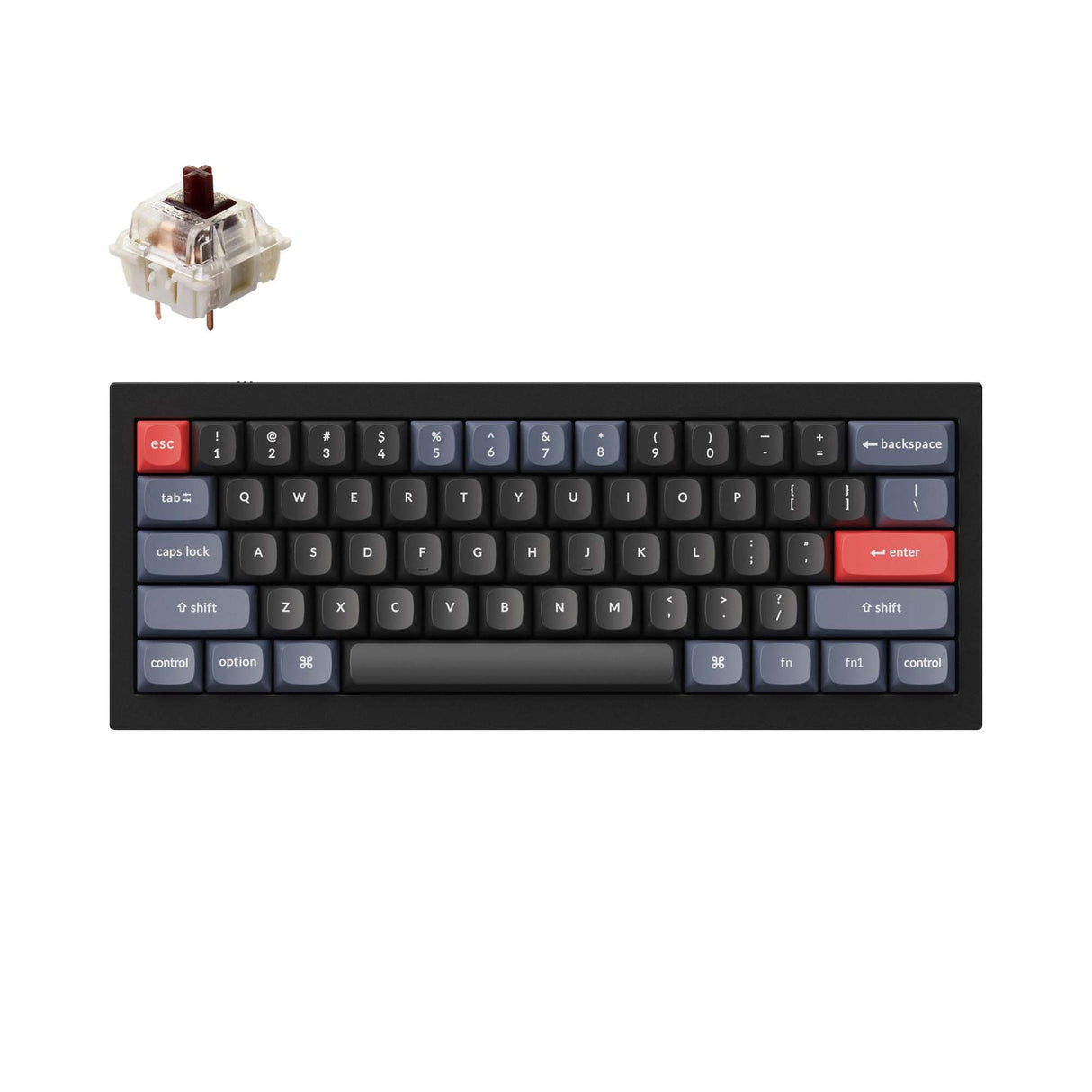 Tastiera meccanica personalizzata Keychron Q4 QMK (layout ANSI USA)