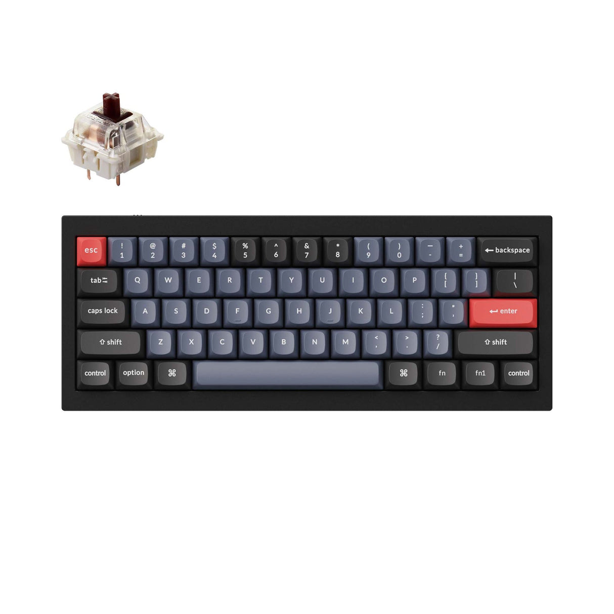 Tastiera meccanica personalizzata Keychron Q4 QMK (layout ANSI USA)